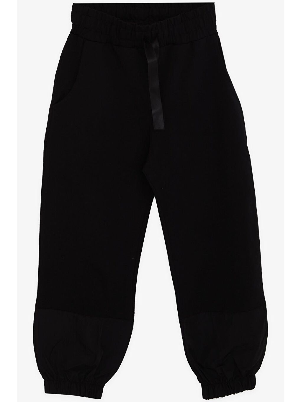 Kız Çocuk Eşofman Takımı Fermuar Aksesuarlı Siyah (11 Yaş)-3