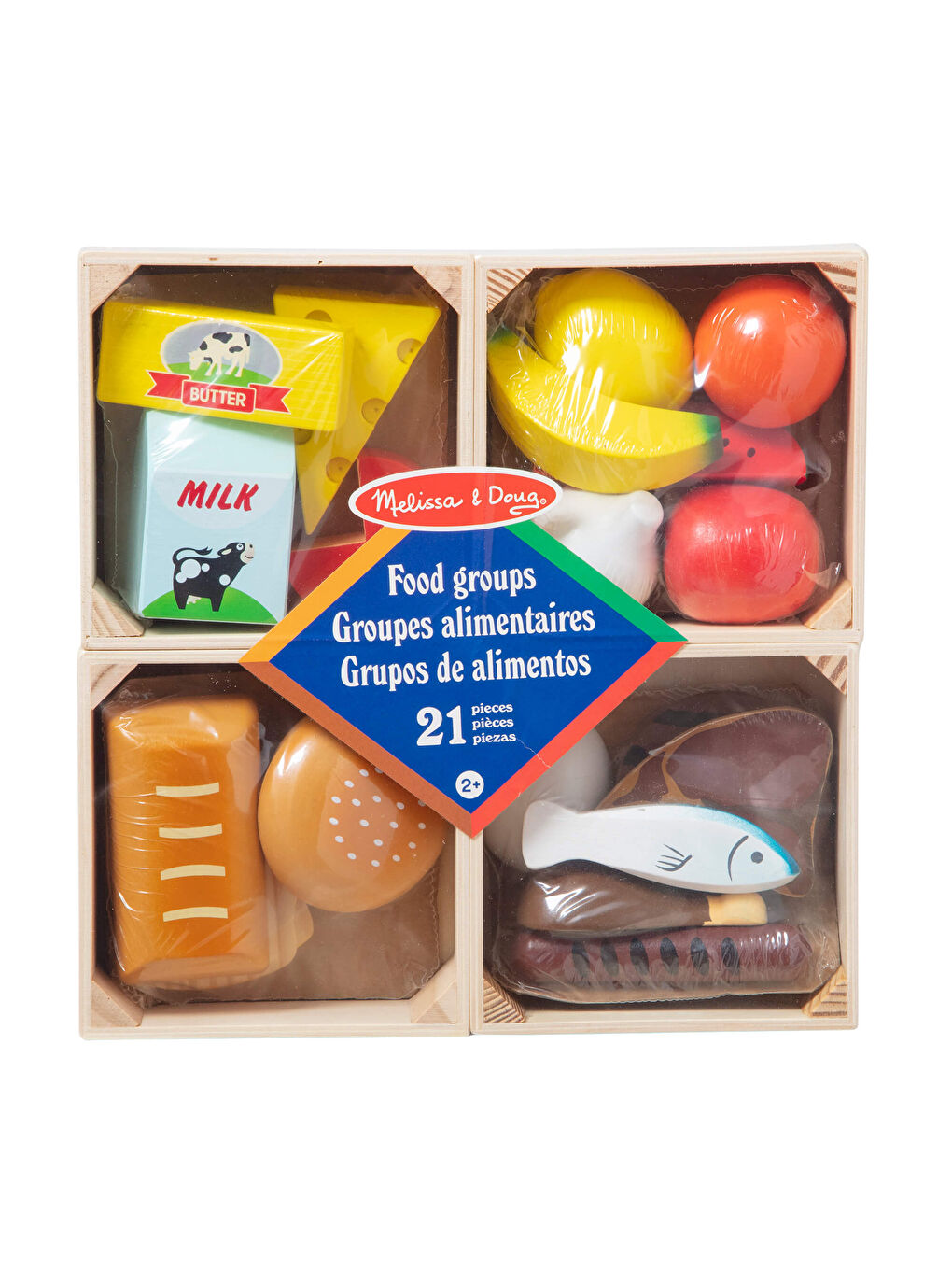 Melissa and Doug Ahşap Gıdalarımız