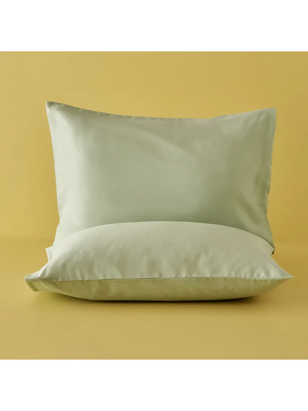 %100 Pamuk Ranforce Basic Yastık Kılıfı 2'li Sisli Yeşil (50x70 cm)