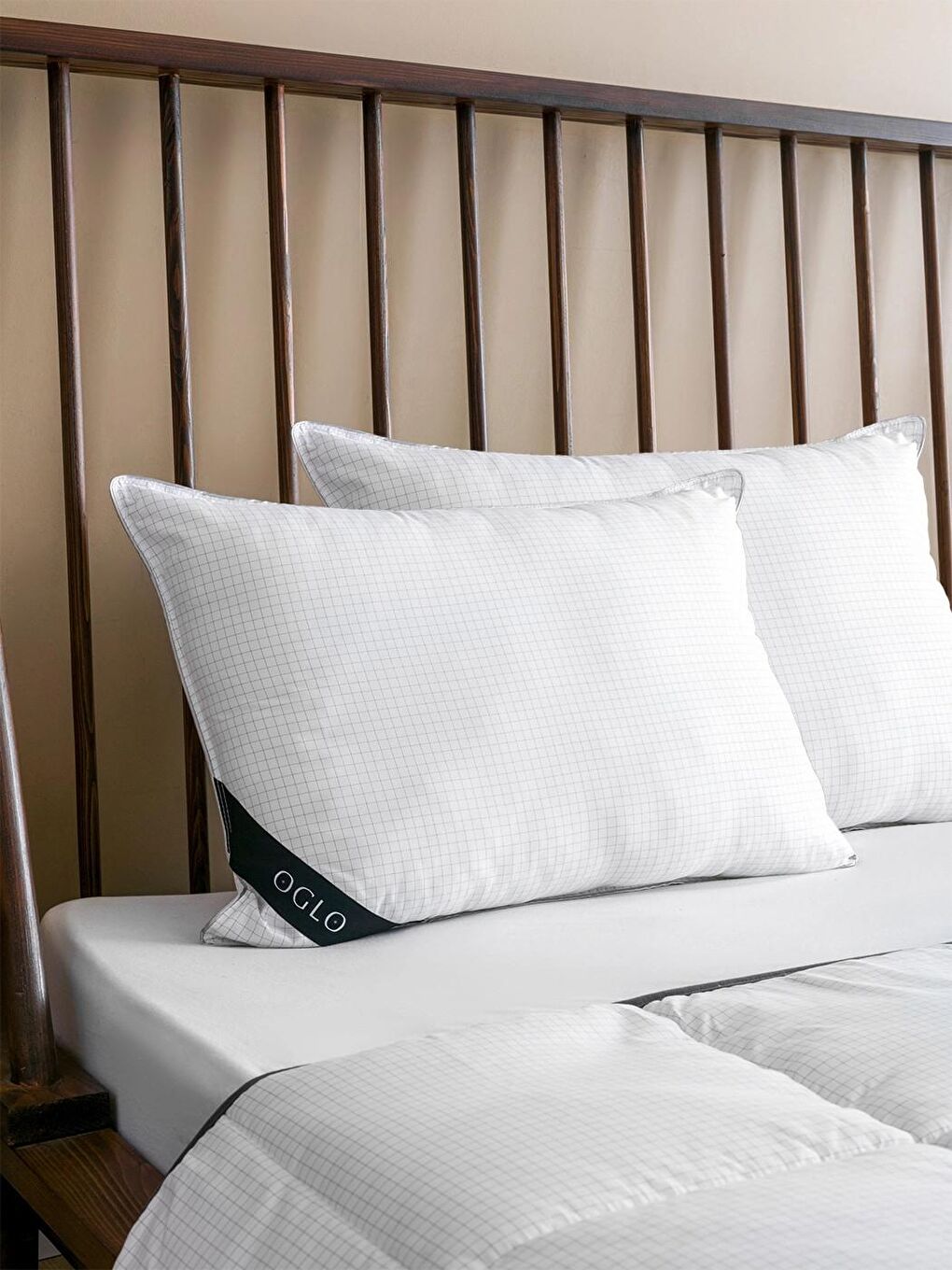 Beyaz Anti-Stress Nano Elyaf Yastık 2'li Set-1