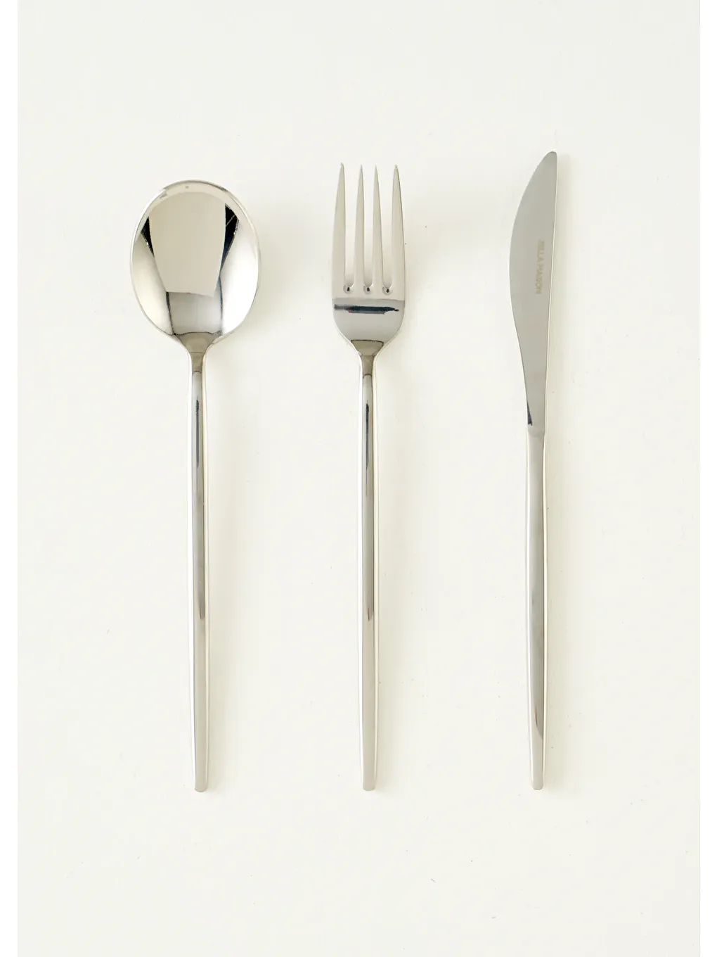 Gri Siena 18 Parça Yemek Çatal Kaşık Bıçak Seti Silver