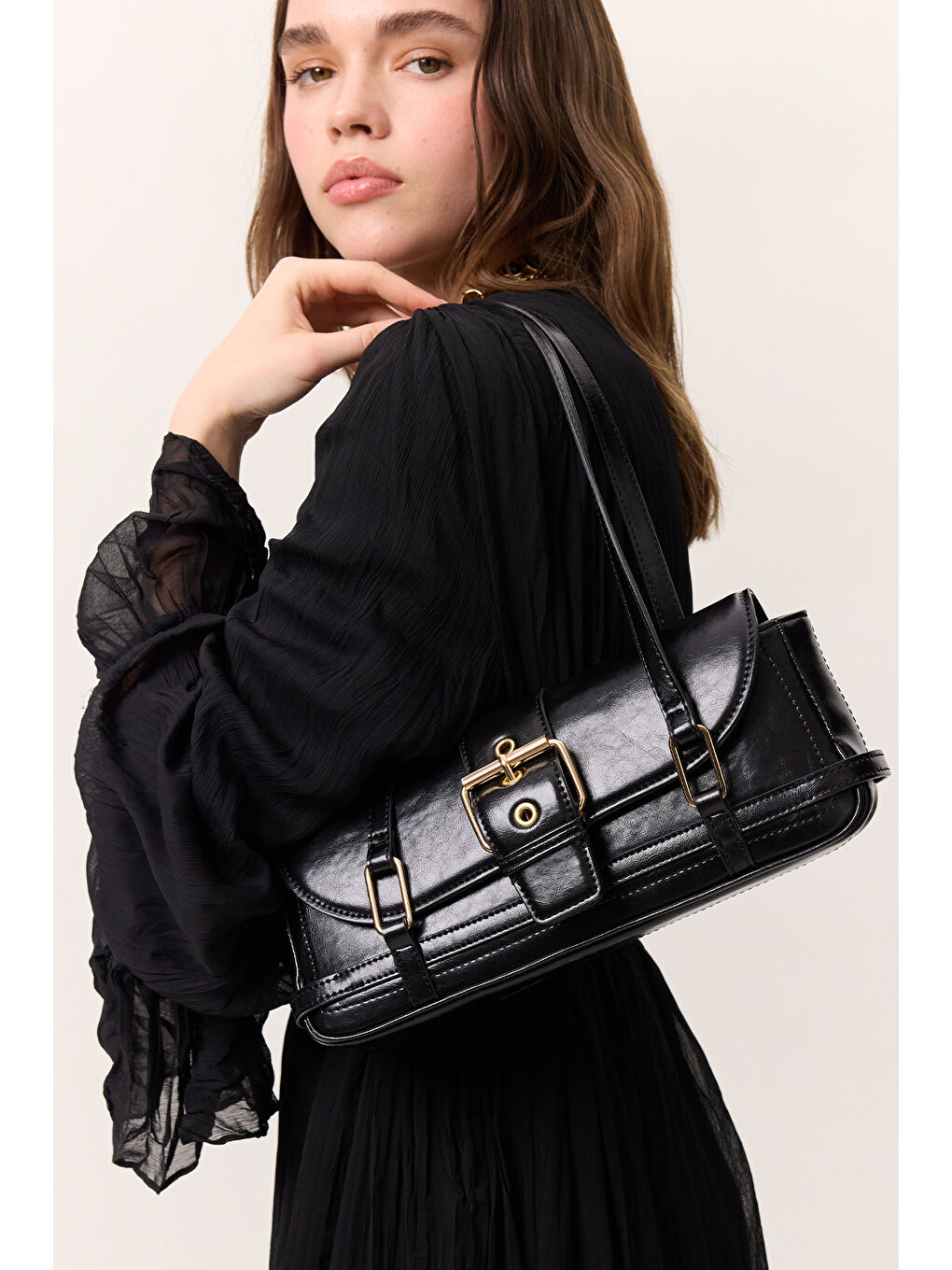 Mıca Baget Çanta Siyah-2