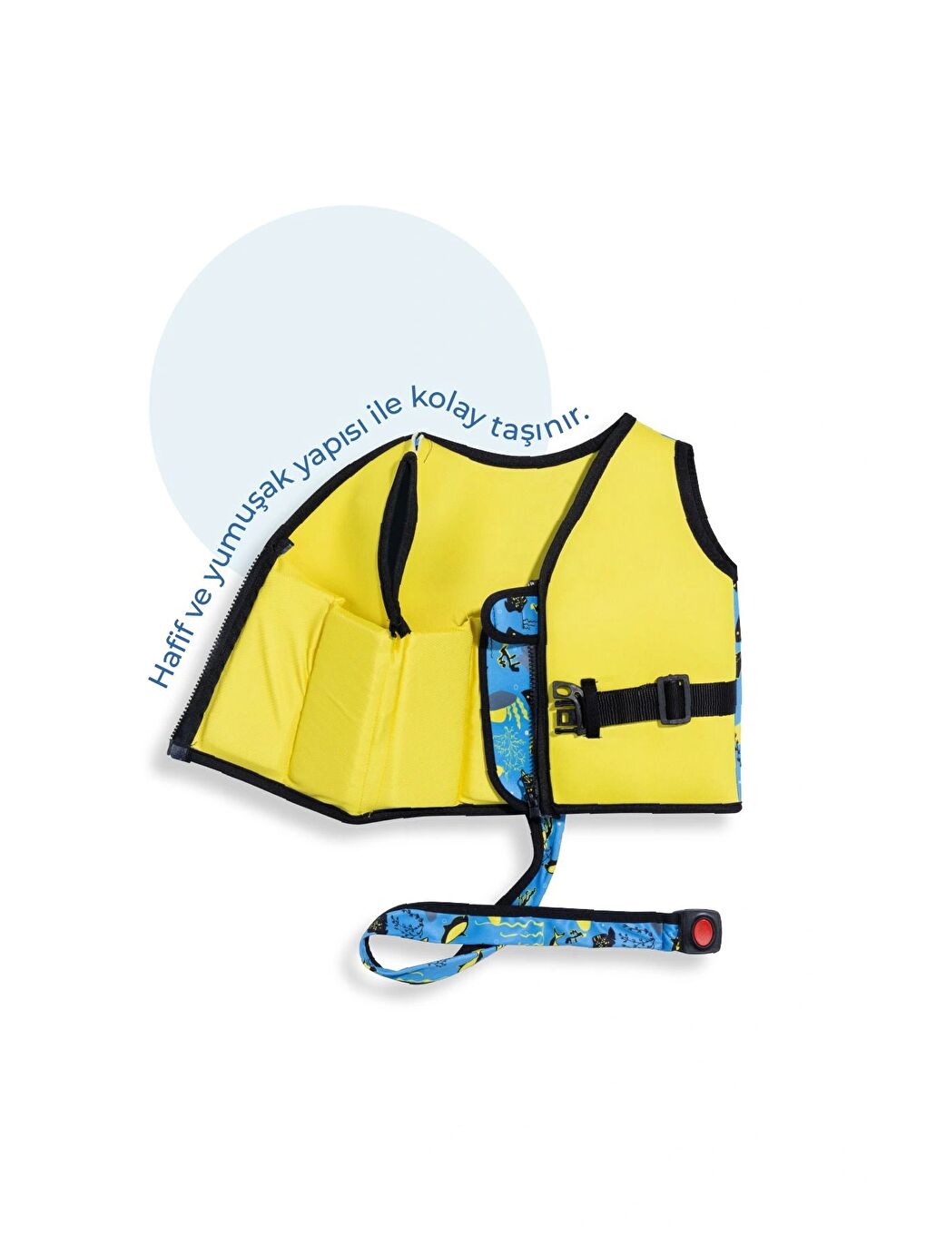 855 Çocuk Yüzme Yeleği/ Mavi-4