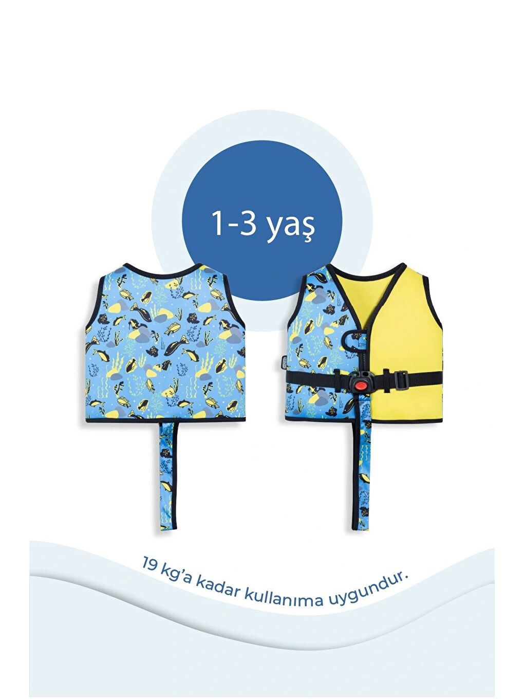 855 Çocuk Yüzme Yeleği/ Mavi-5