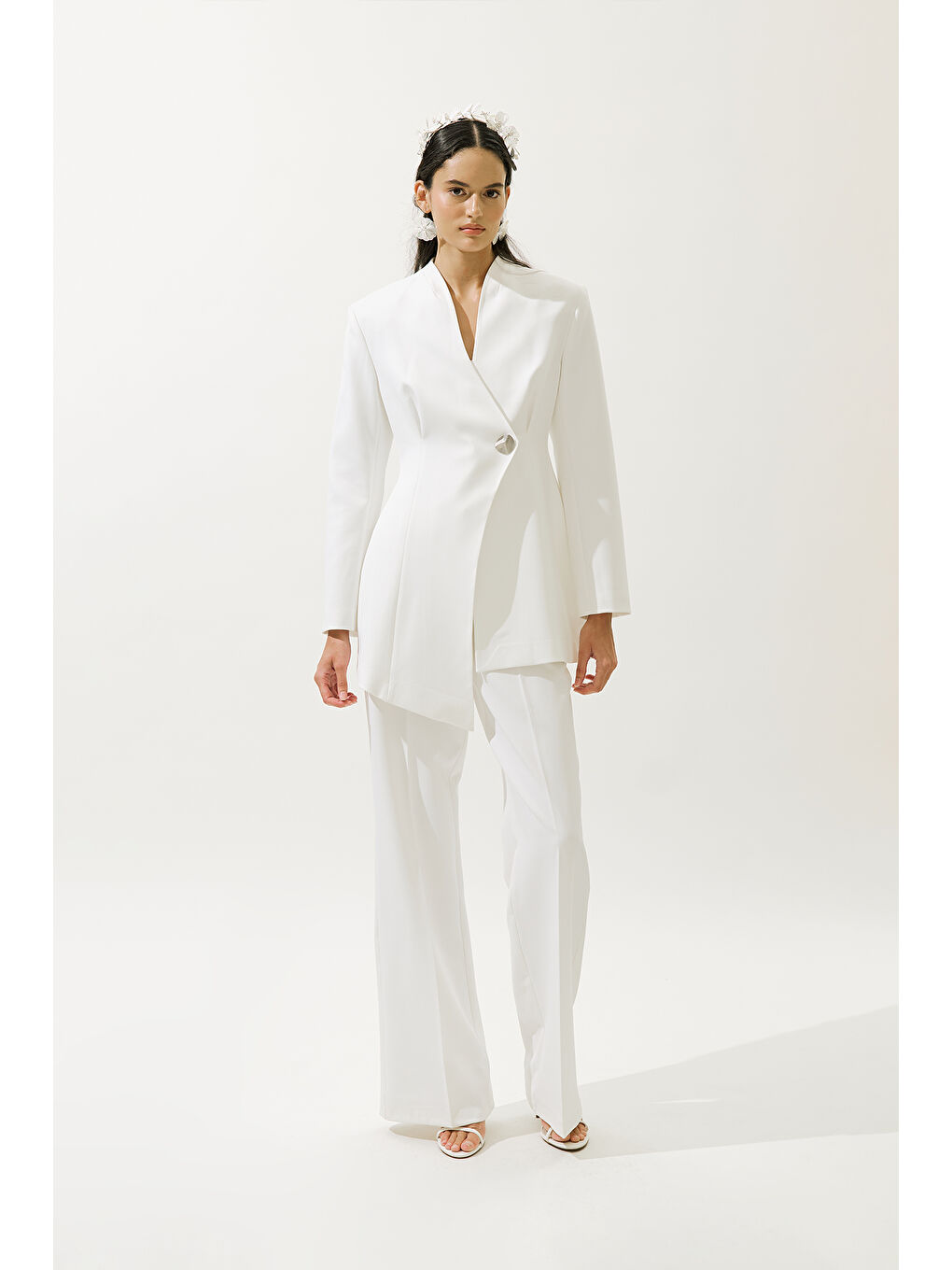 Valentıne Blazer Ceket Ekru-1