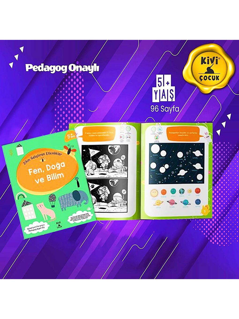 5+ Yaş Zihin Geliştiren Etkinlikler FEN  DOĞA ve BİLİM KTP