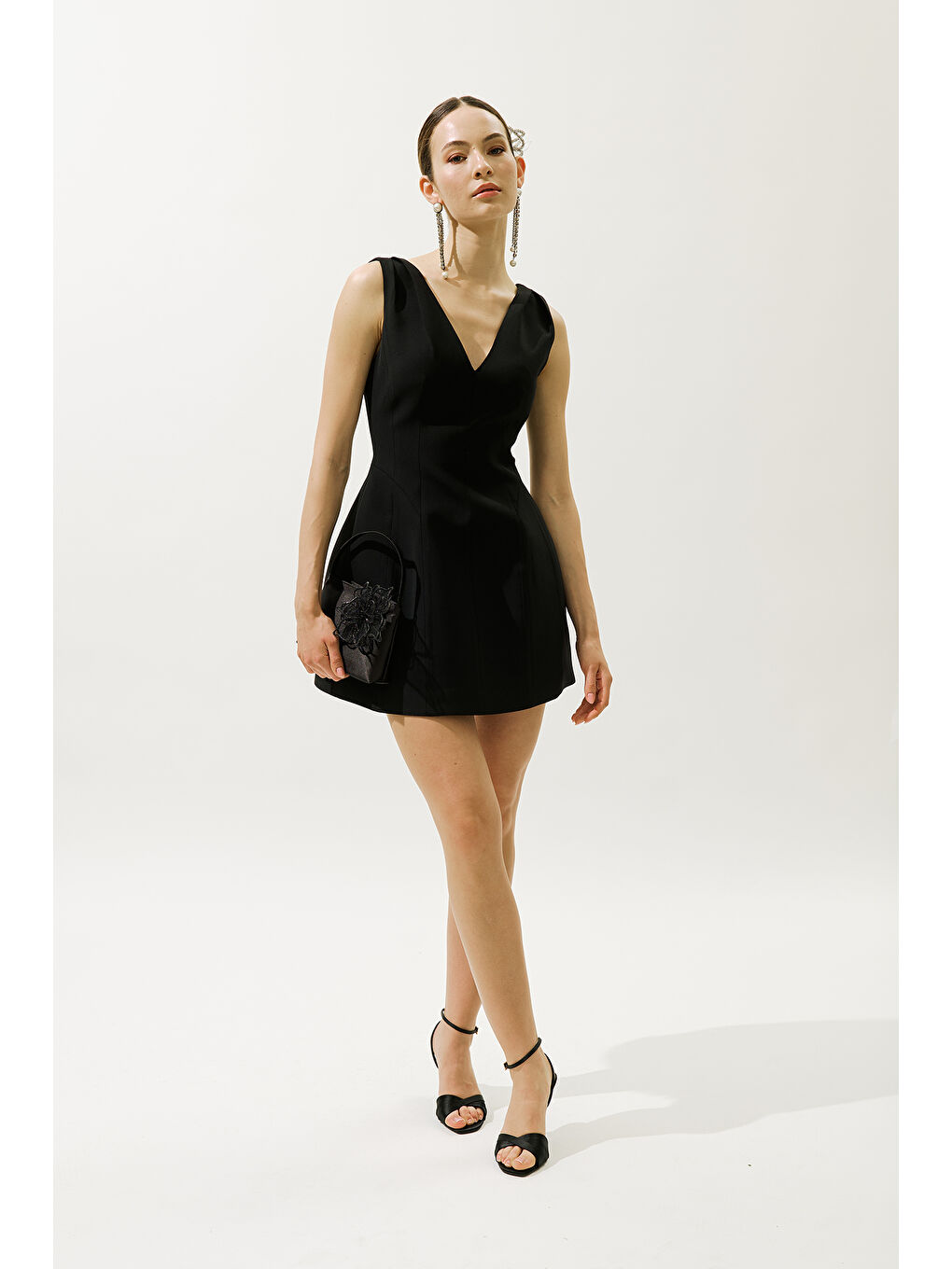 Olıvıa Abiye Elbise Siyah-3