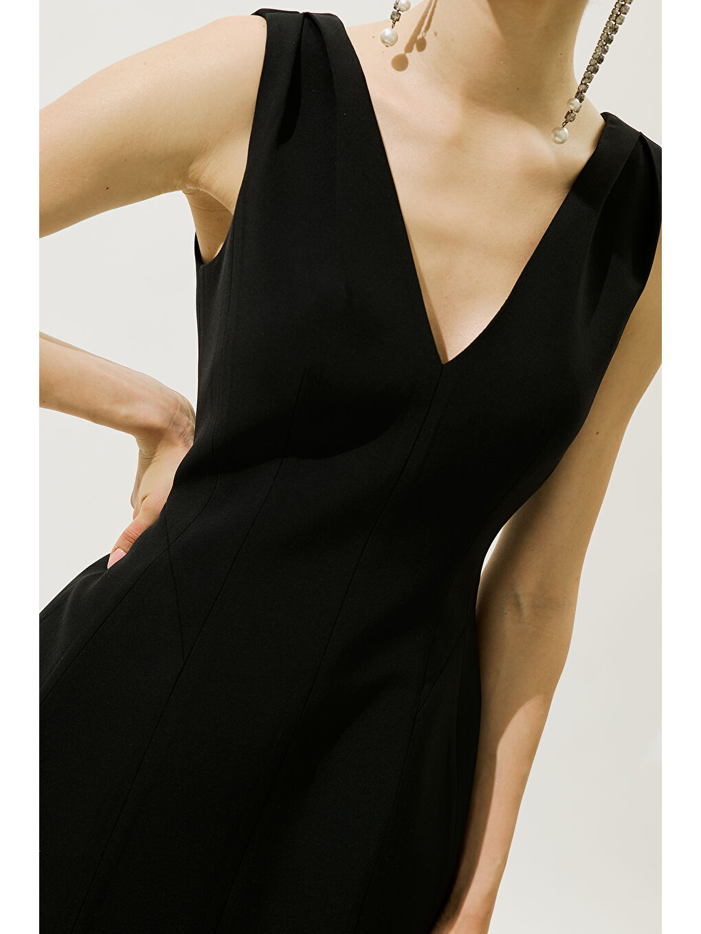 Olıvıa Abiye Elbise Siyah-6