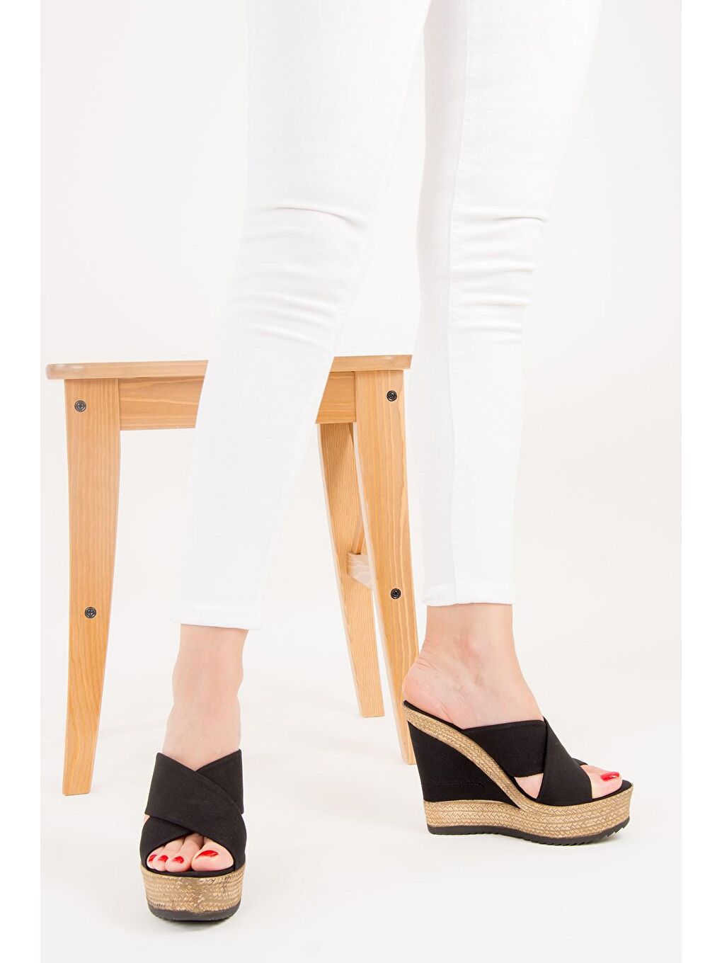 F674072005 Siyah Kadın Terlik-2