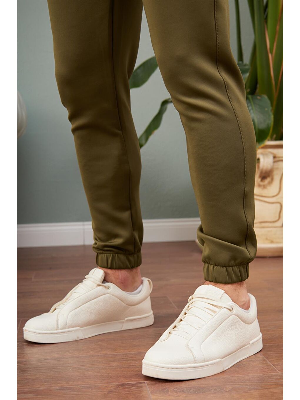 Scuba Erkek Jogger Eşofman Altı Haki-4