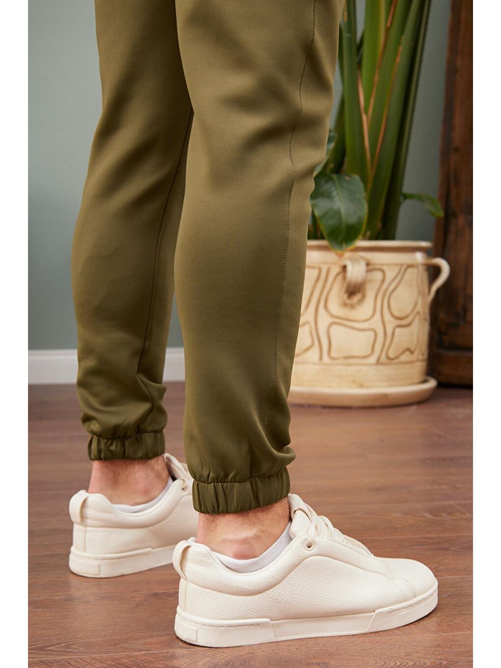 Scuba Erkek Jogger Eşofman Altı Haki-5