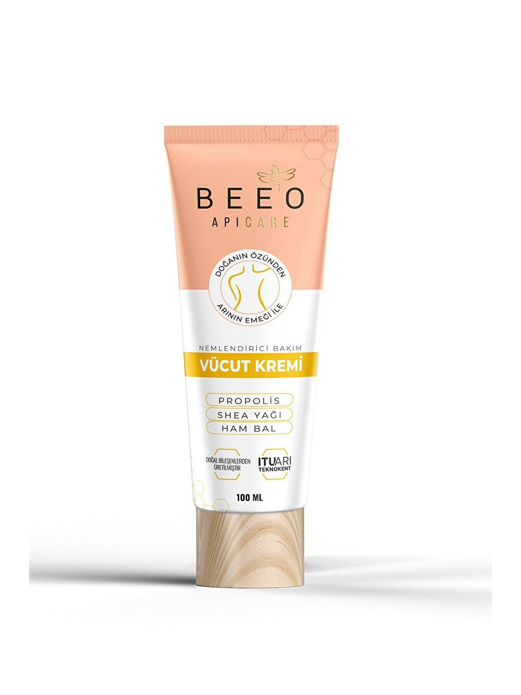 bee'o propolis Pembe Apicare Vücut Kremi 100 Ml - 2