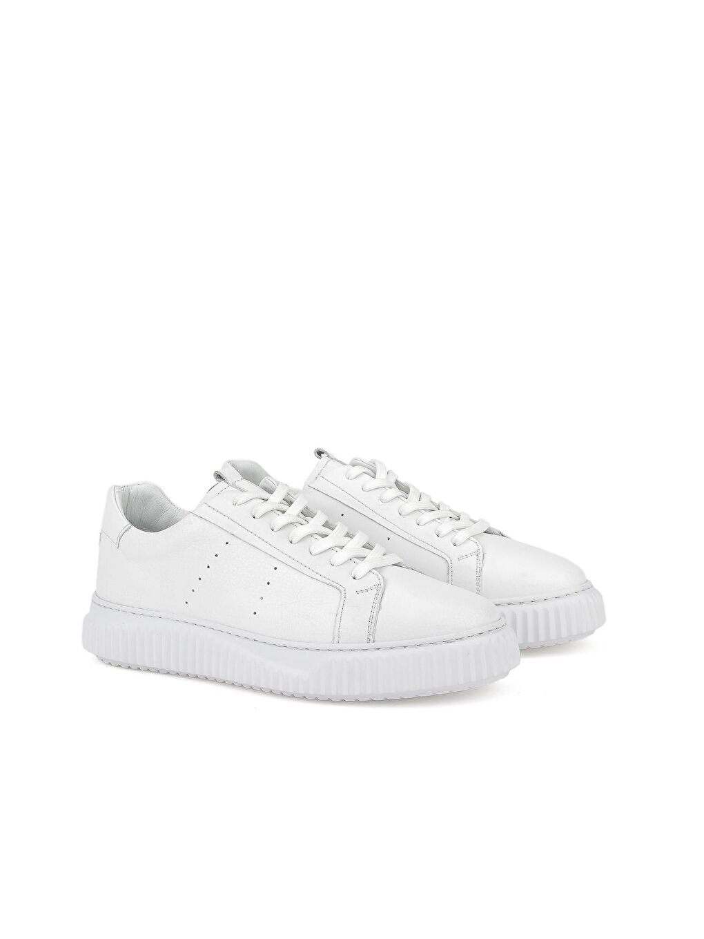 Erkek Hakiki Deri Ayakkabı 1311001 993 Beyaz-1