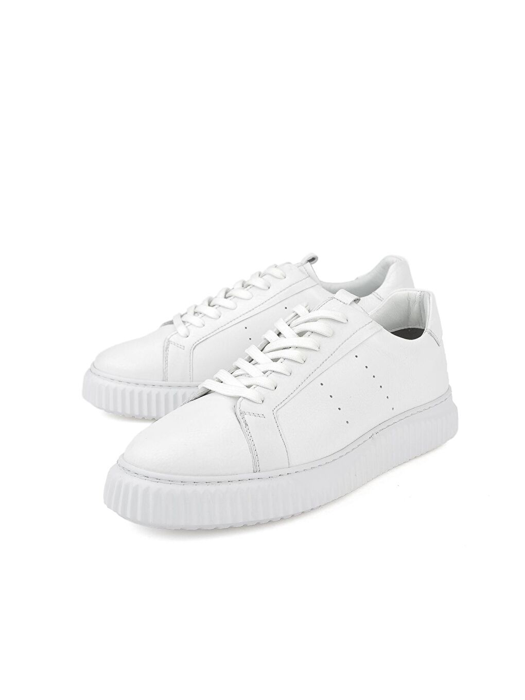 Erkek Hakiki Deri Ayakkabı 1311001 993 Beyaz-3