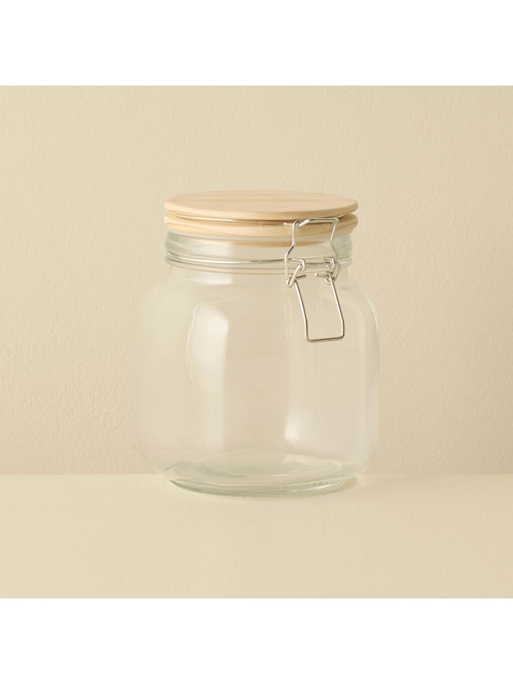 Bej Molde 3'lü Kavanoz Seti-1