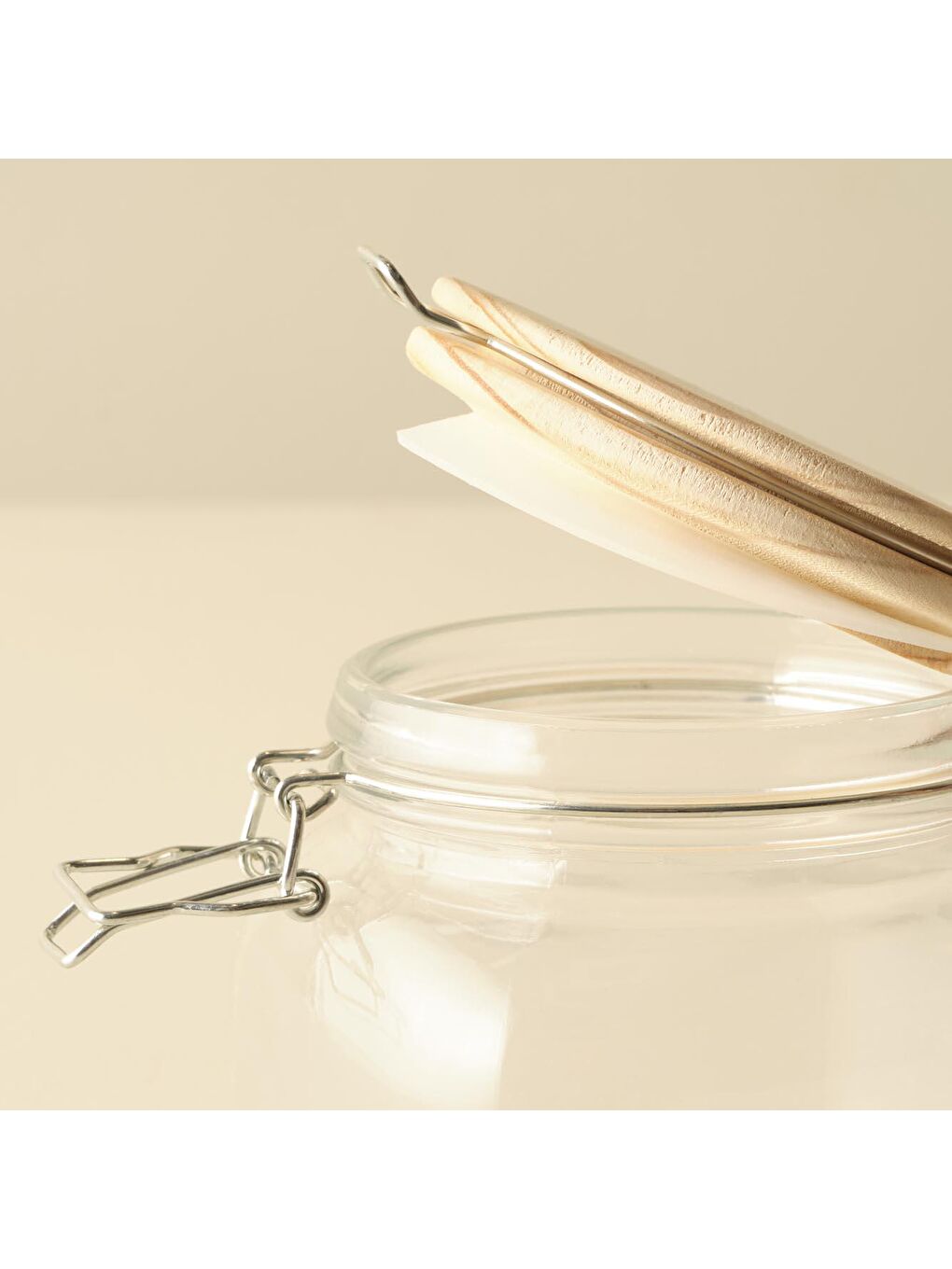 Bej Molde 3'lü Kavanoz Seti-3