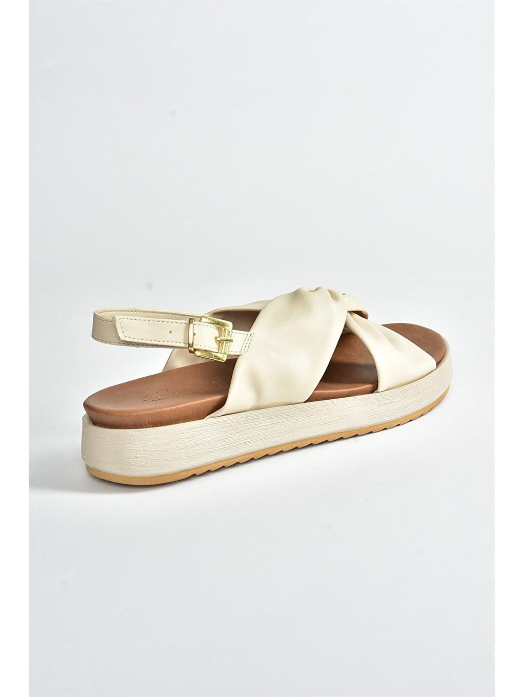 Bej Günlük Kadın Sandalet M524022309-3