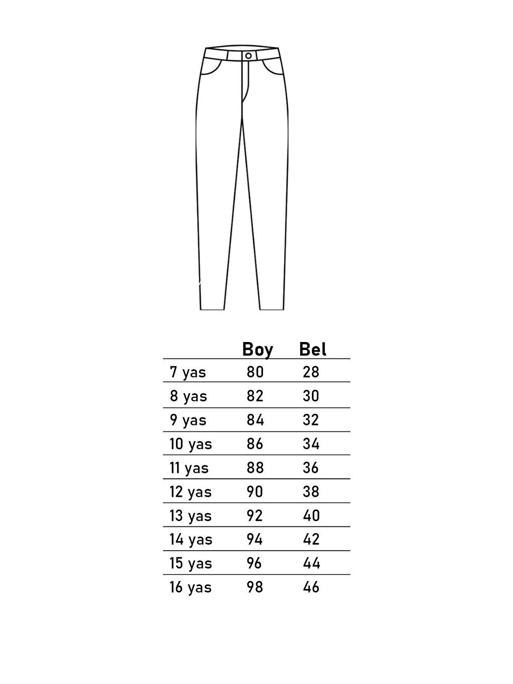 Bej Erkek Çocuk Kargo Pantolon-5