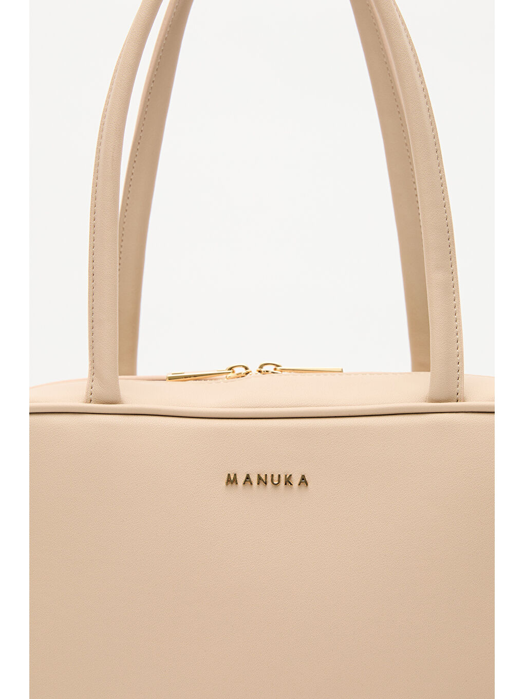 Bej Sımona Tote Çanta Taş-5