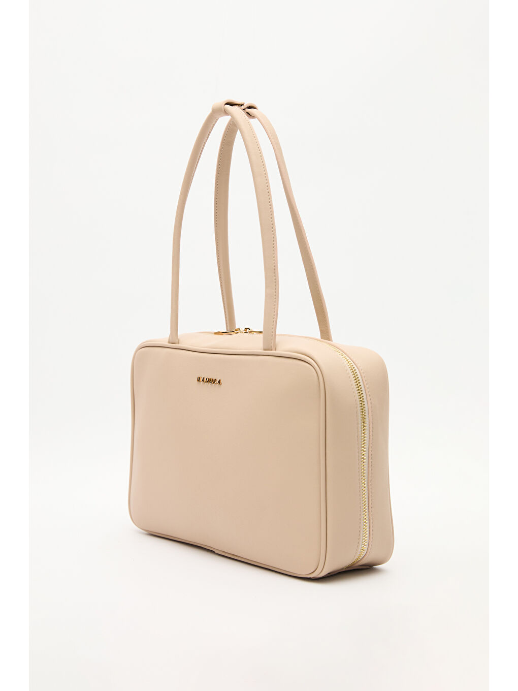 Bej Sımona Tote Çanta Taş-6