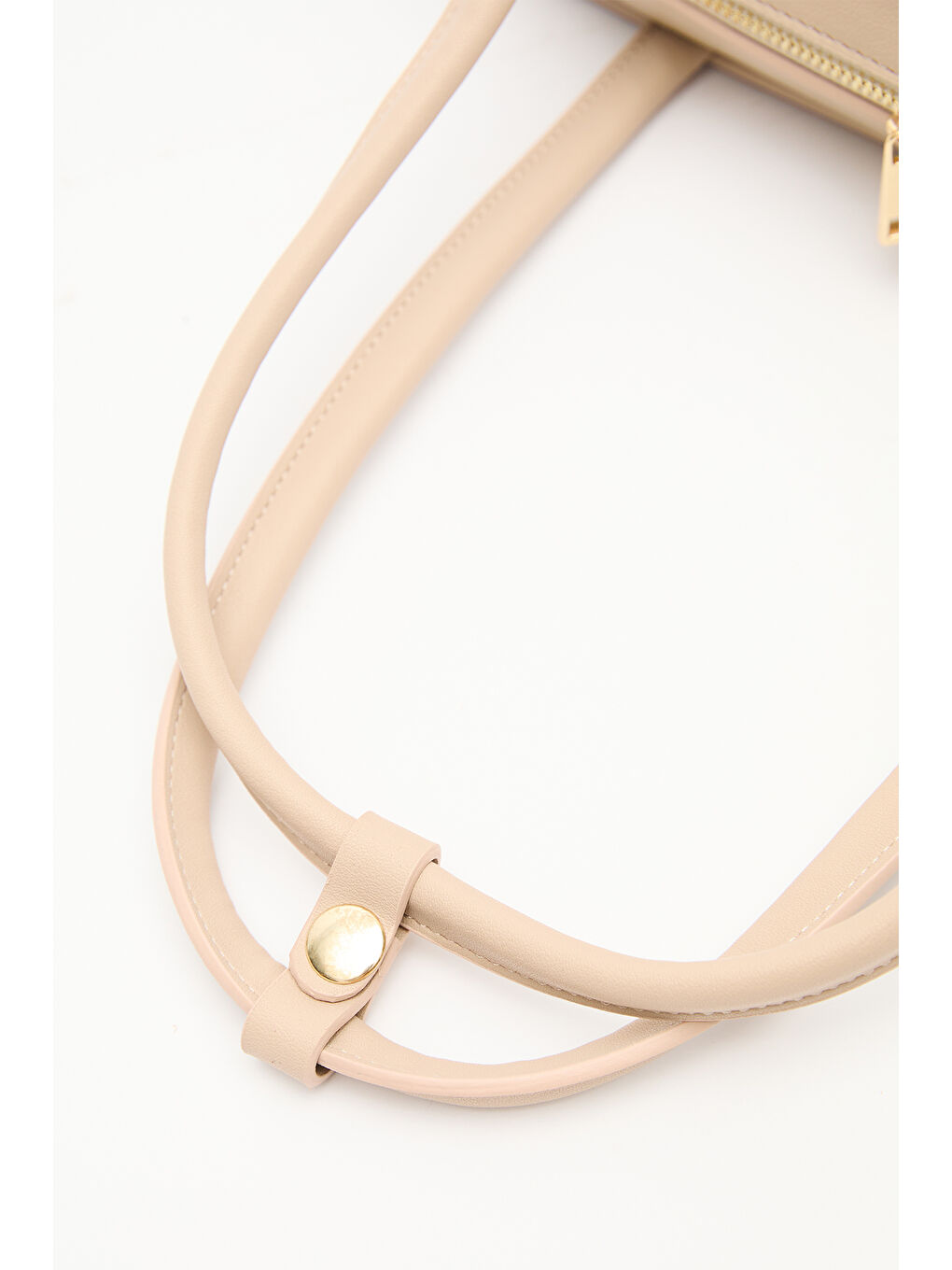 Bej Sımona Tote Çanta Taş-7