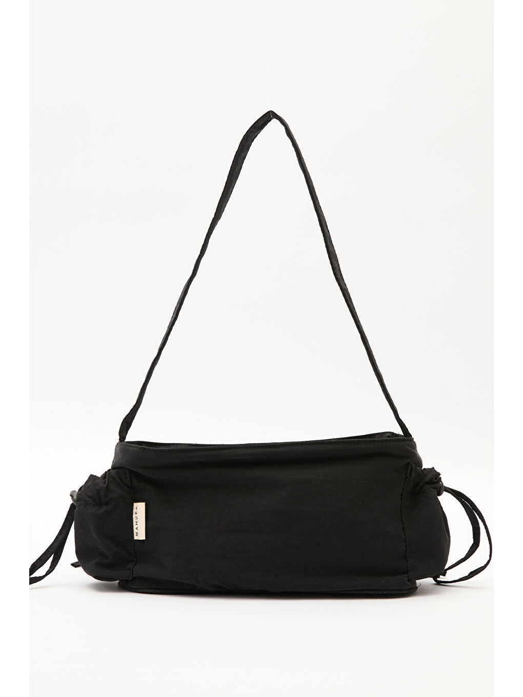 Cep Detaylı Bağcıklı Çanta Siyah-7