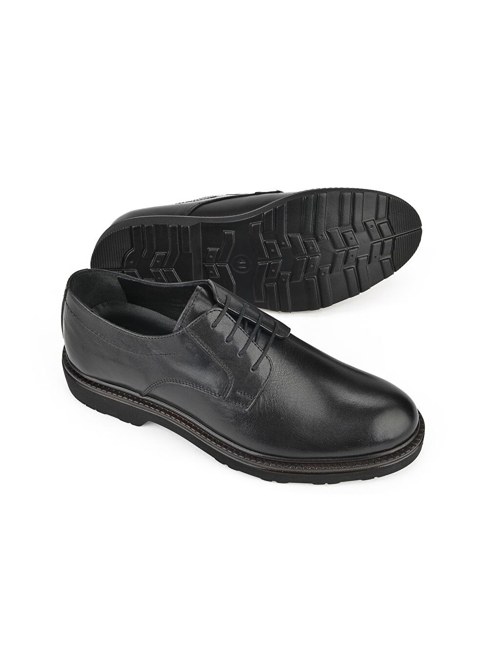 Hakiki Deri Erkek Ayakkabı 133744Z5080 Siyah-3