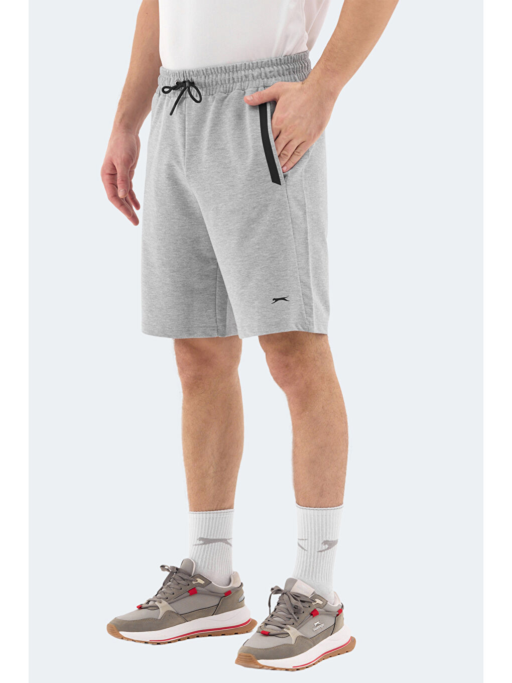 RAYAN Erkek Cepli Gri Şort