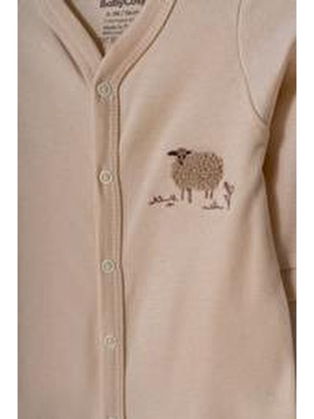 Ekru Bebek 2li Tulum %100 Organik Pamuk , Bebek - Yenidoğan- csy8181-2