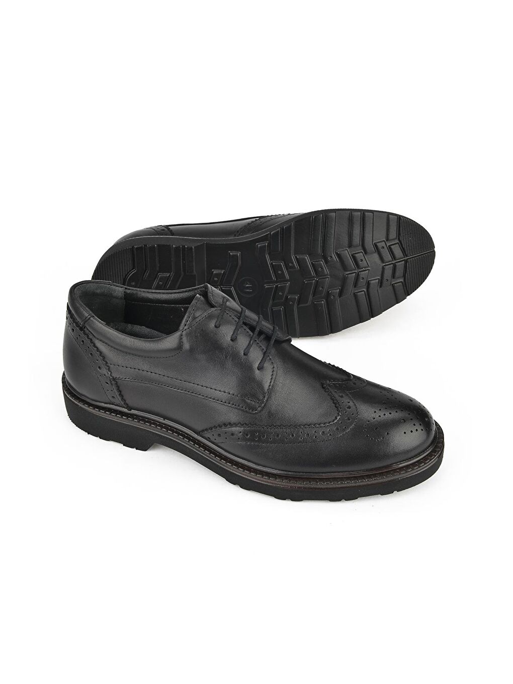 Hakiki Deri Erkek Ayakkabı 133744Z2013 Siyah-3