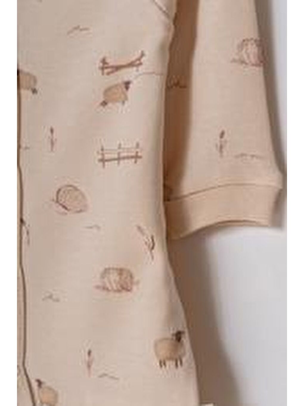 Ekru Bebek 2li Tulum %100 Organik Pamuk , Bebek - Yenidoğan- csy8181-7