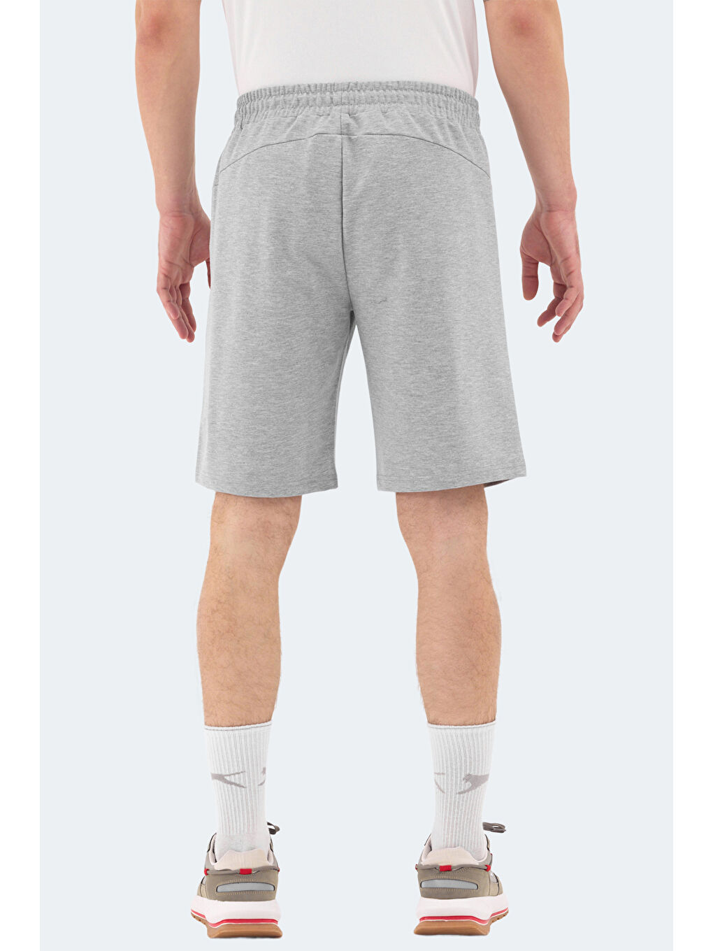 RAYAN Erkek Cepli Gri Şort-5