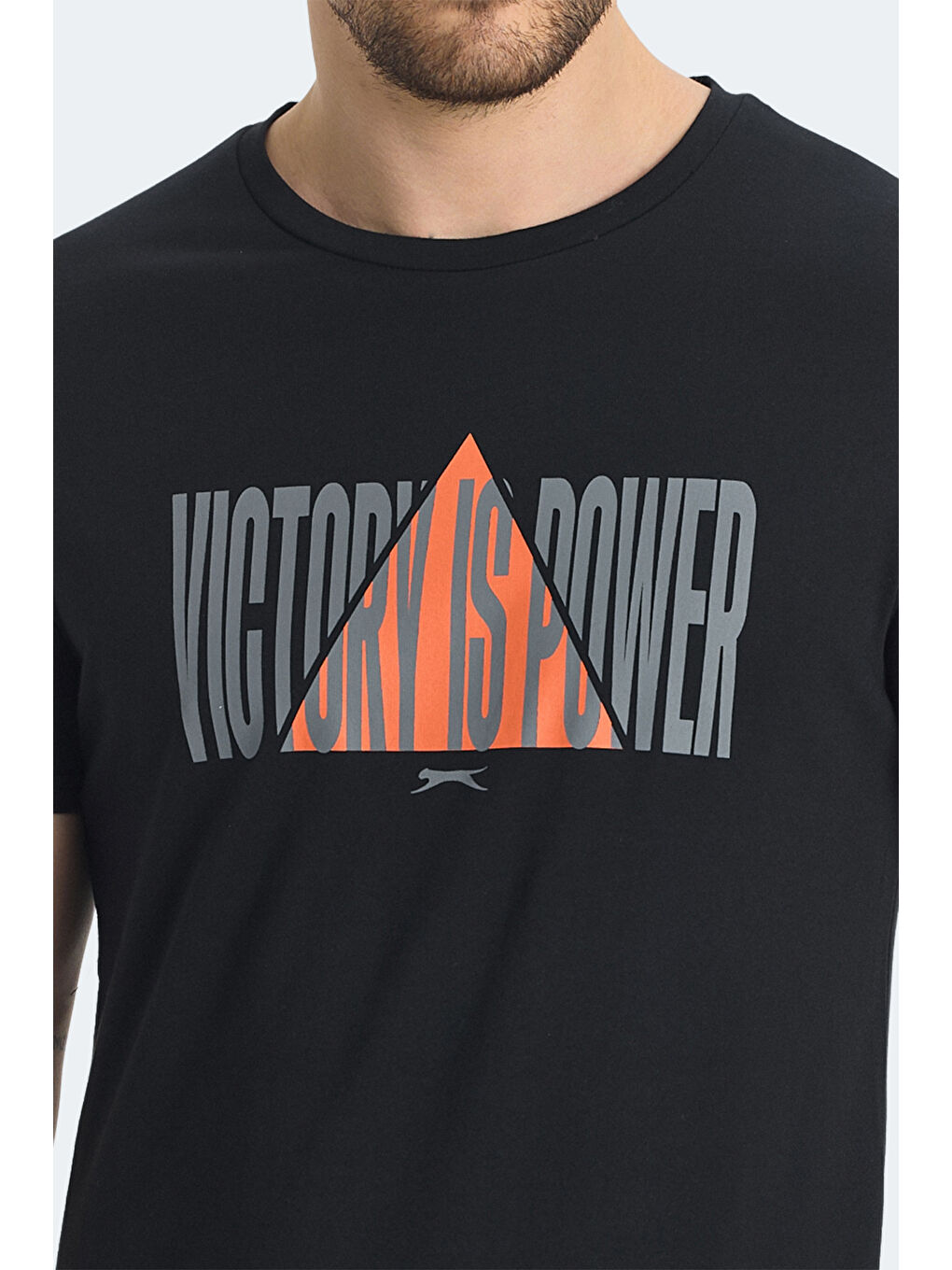 RAVID IN Erkek Siyah Tişört-4