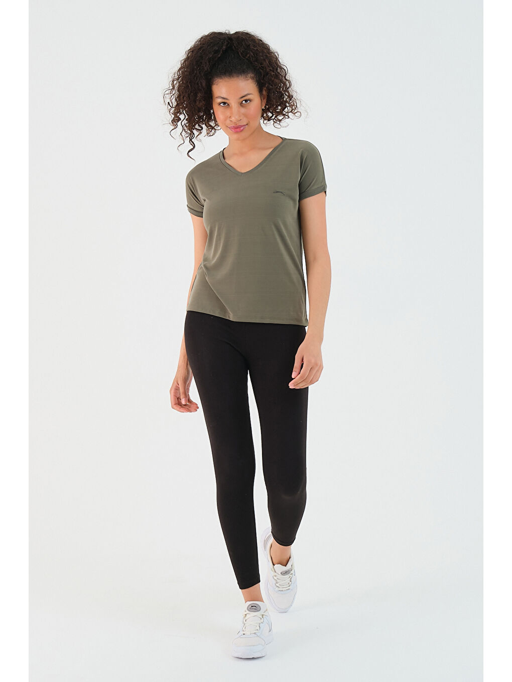 PLAY Kadın Tişört Haki-3