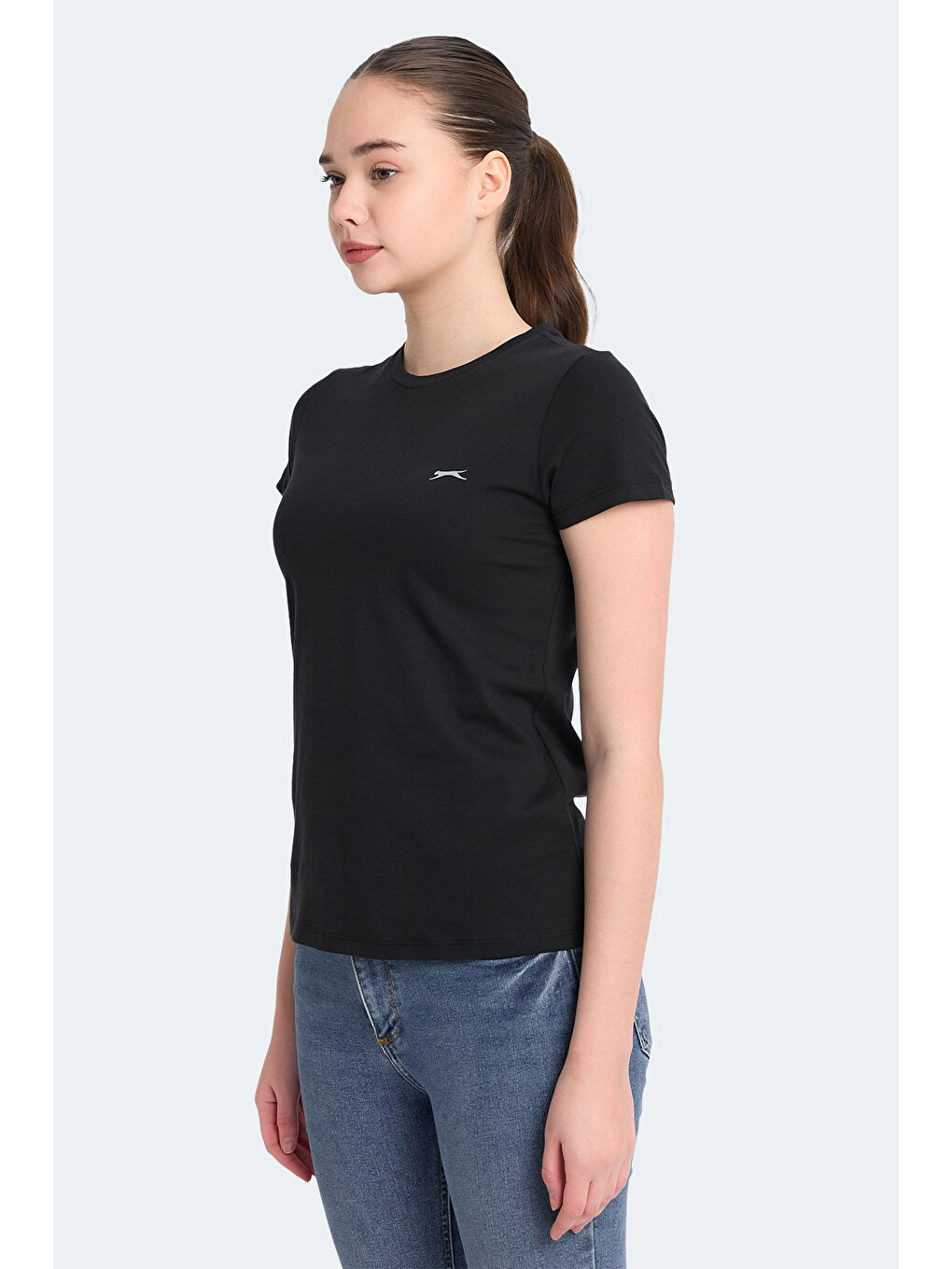 RETO Kadın Siyah Tişört-2