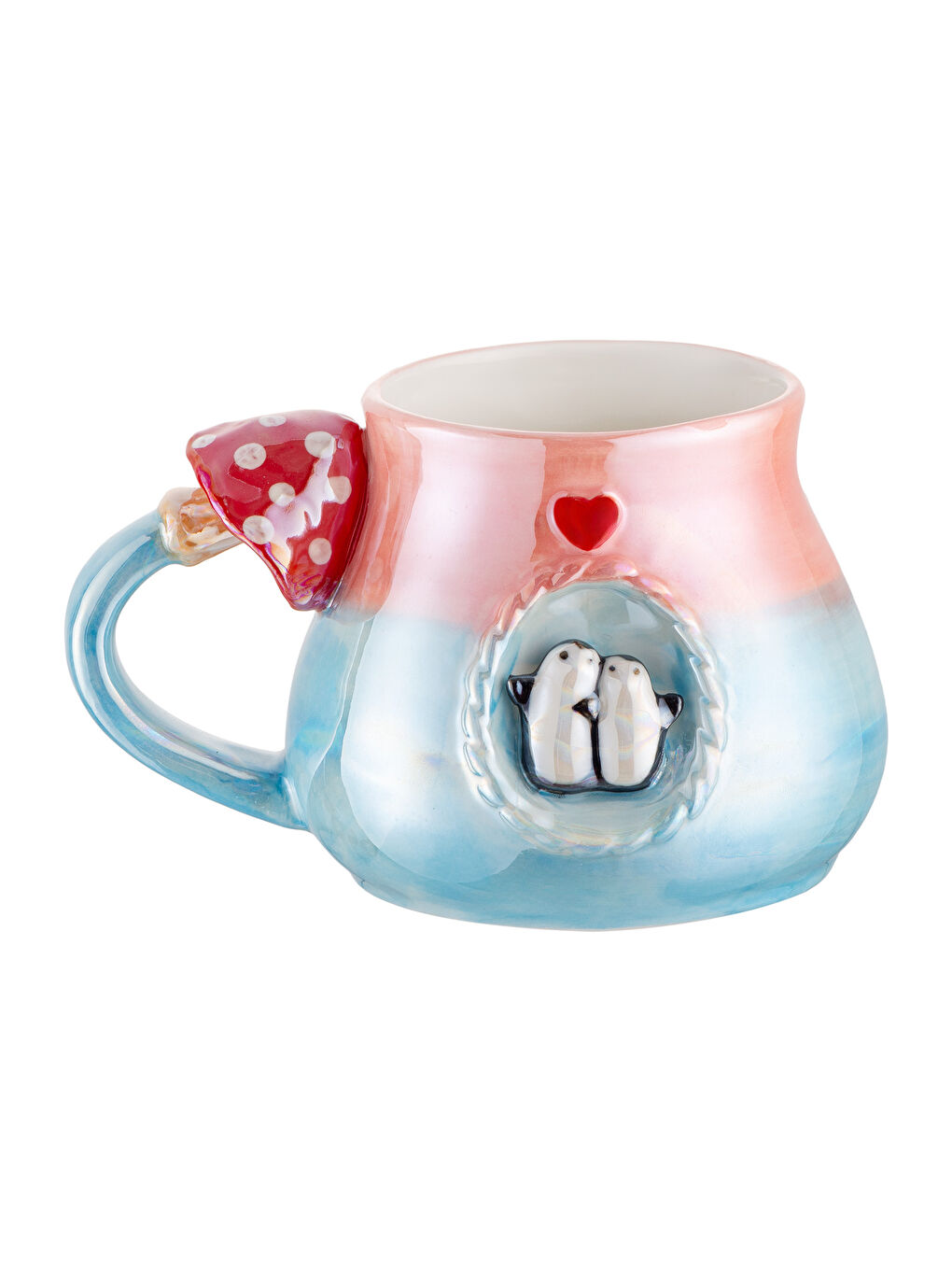 Mavi Penguen Kupa 400 ML Pembe-5