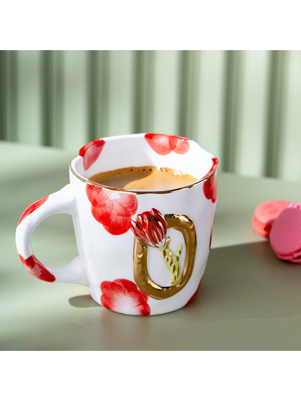 Beyaz Buket Kupa 420 ML-2