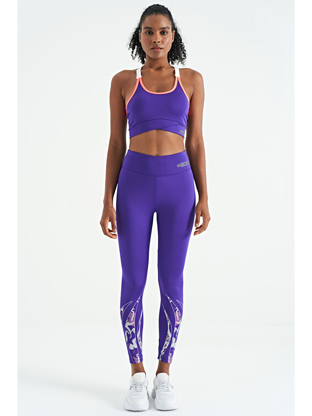 Koyu Mor Sırt Detaylı Askılı Dar Kalıp Kadın Büstiyer - 97254-2