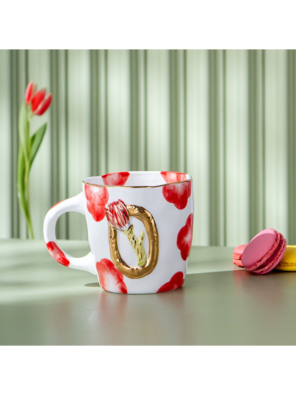 Beyaz Buket Kupa 420 ML-3