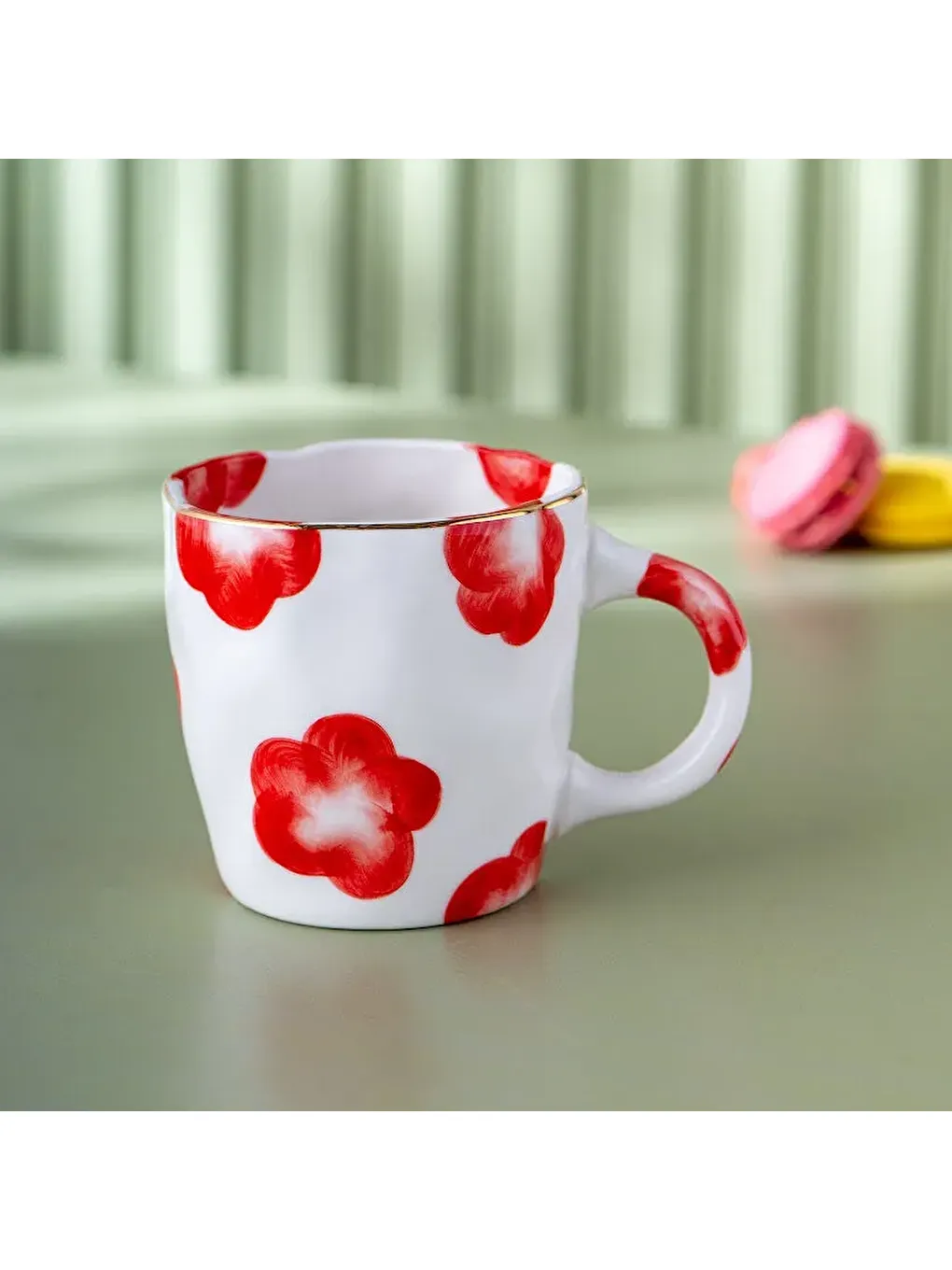 Beyaz Buket Kupa 420 ML-4