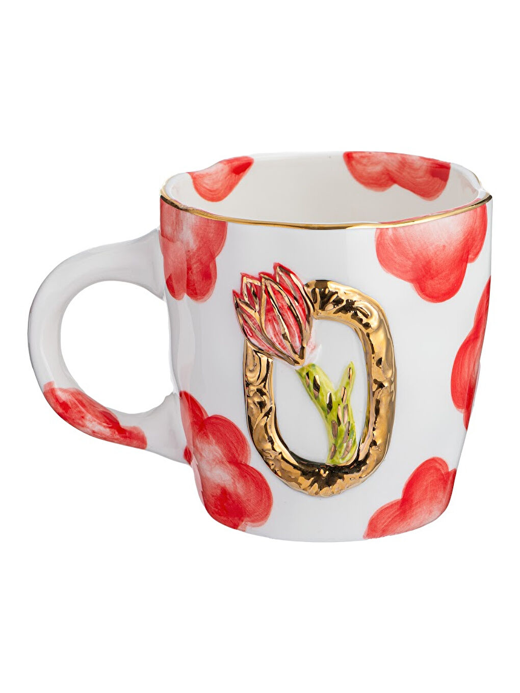 Beyaz Buket Kupa 420 ML-5