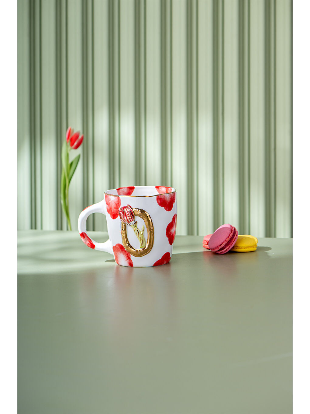 Beyaz Buket Kupa 420 ML-1