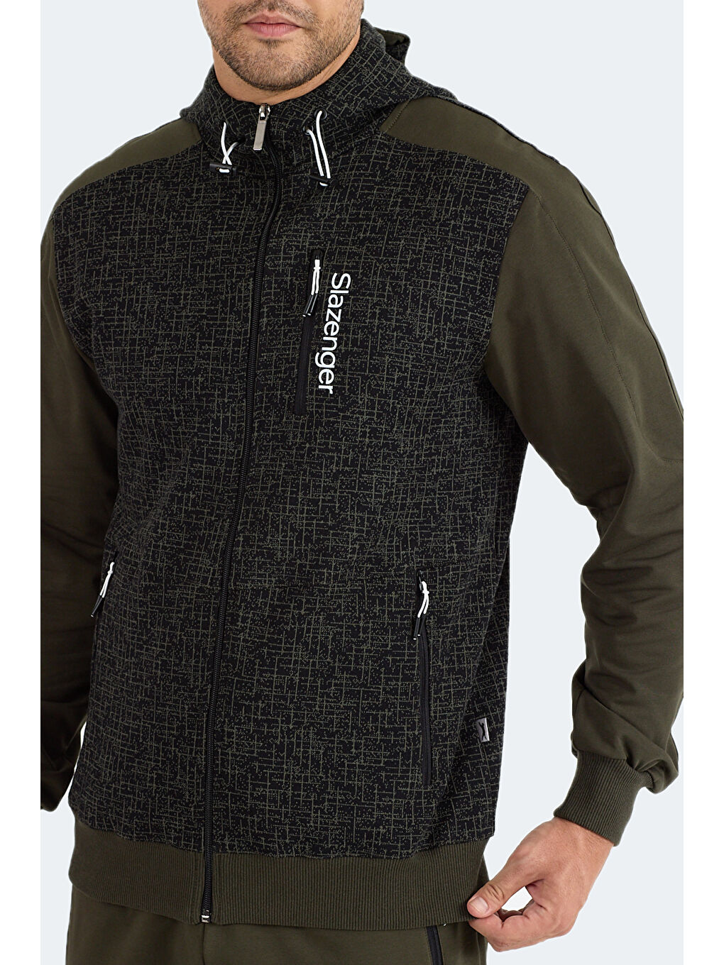 FALOR Erkek Haki Eşofman Takımı-1