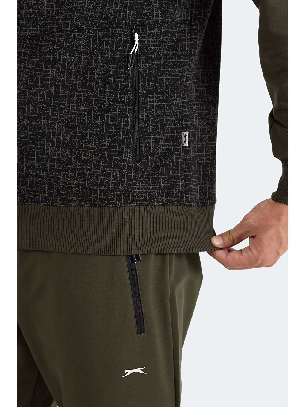 FALOR Erkek Haki Eşofman Takımı-3