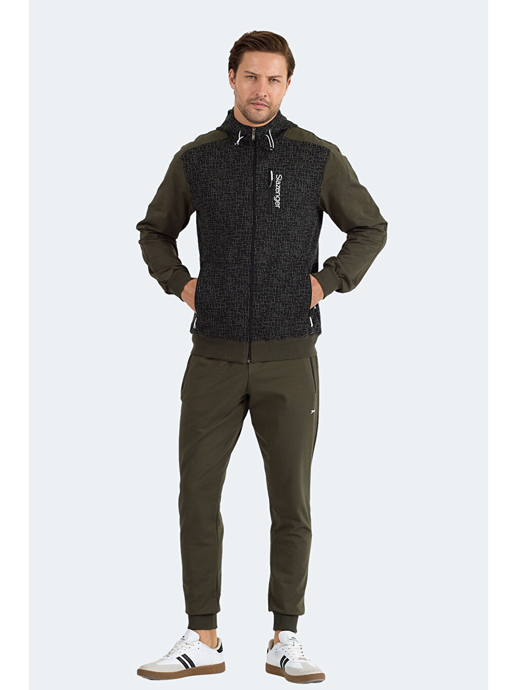 FALOR Erkek Haki Eşofman Takımı-6