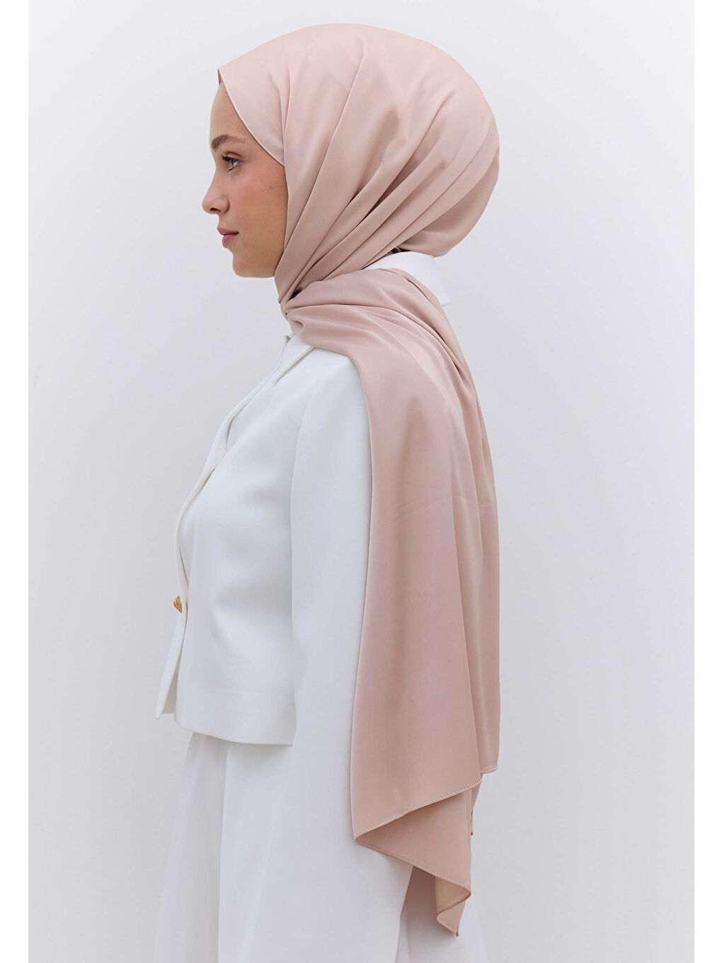 Pembe İpeksi Elegance Şal Pudra-1