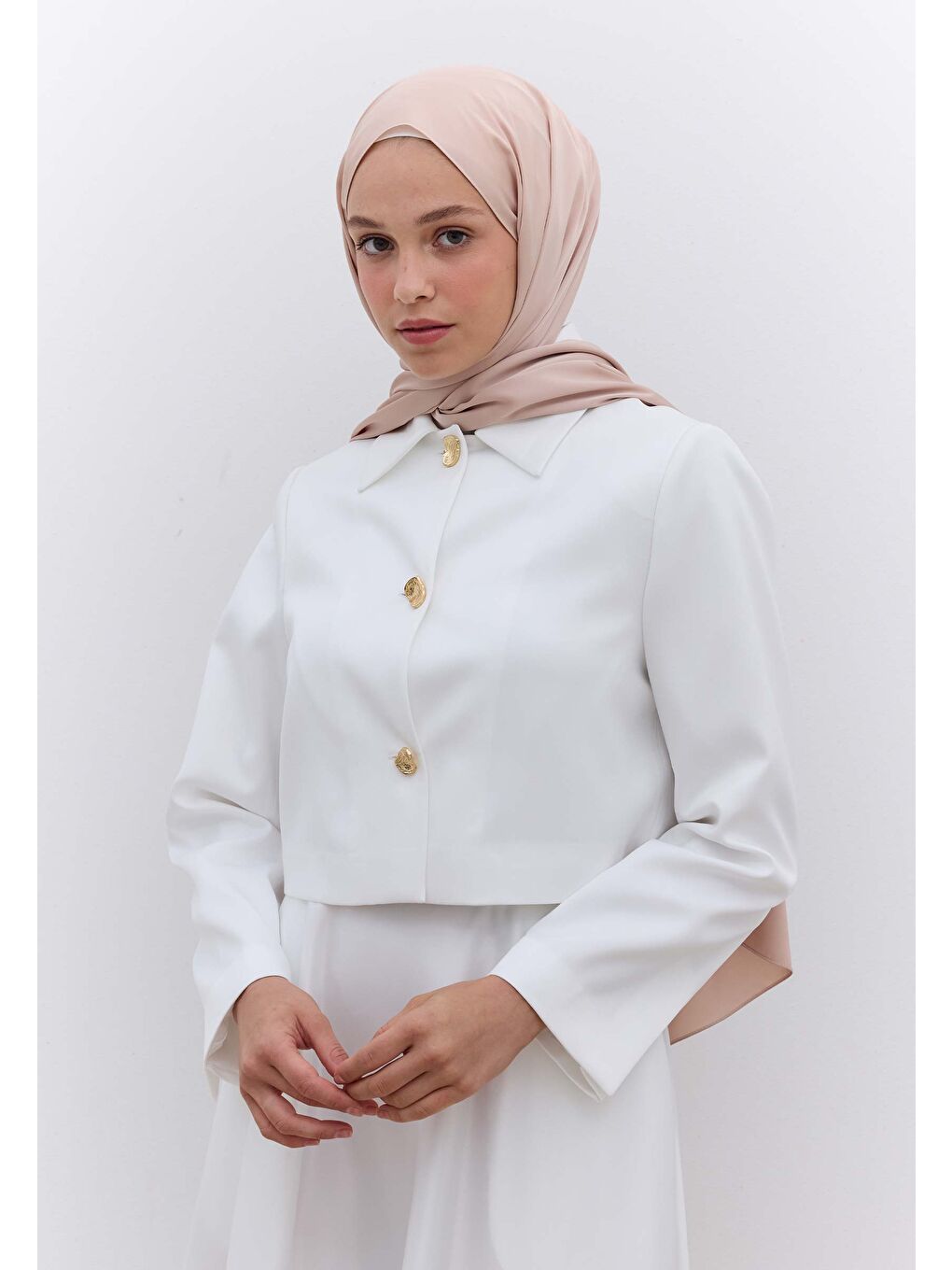 Pembe İpeksi Elegance Şal Pudra-2