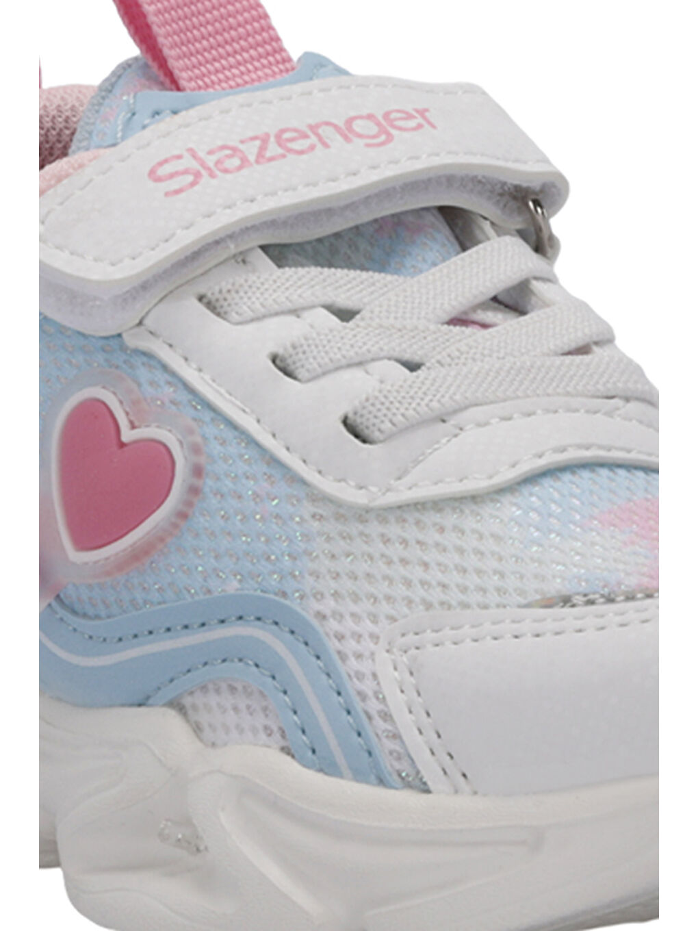 KLARION Kız Çocuk Cırt Cırtlı Beyaz / Mavi Günlük Spor Ayakkabısı-3