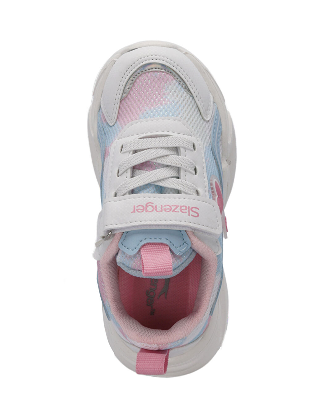 KLARION Kız Çocuk Cırt Cırtlı Beyaz / Mavi Günlük Spor Ayakkabısı-4