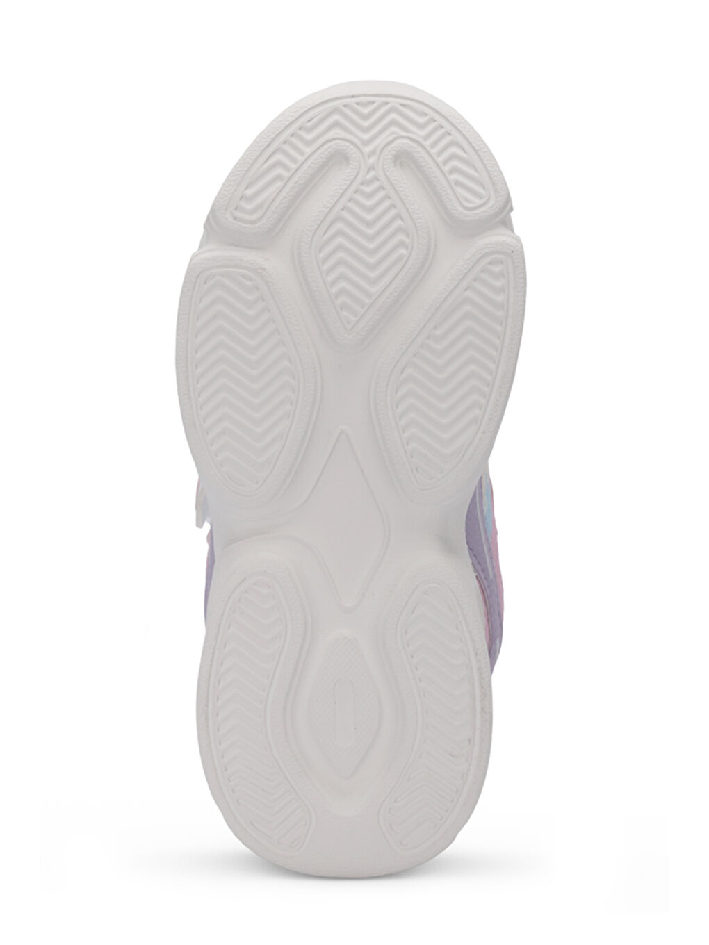 KLARION Kız Çocuk Cırt Cırtlı Işıklı Taban Pembe / Mor Günlük Spor Ayakkabısı-6